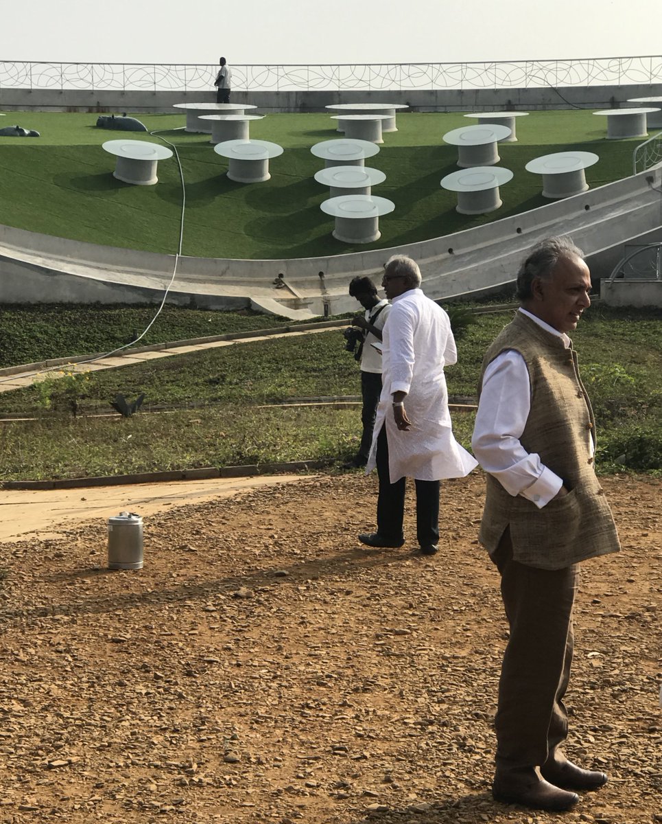 Ramji, Right, Top: Kids lie down on the grass chameleon at night to watch the night sky