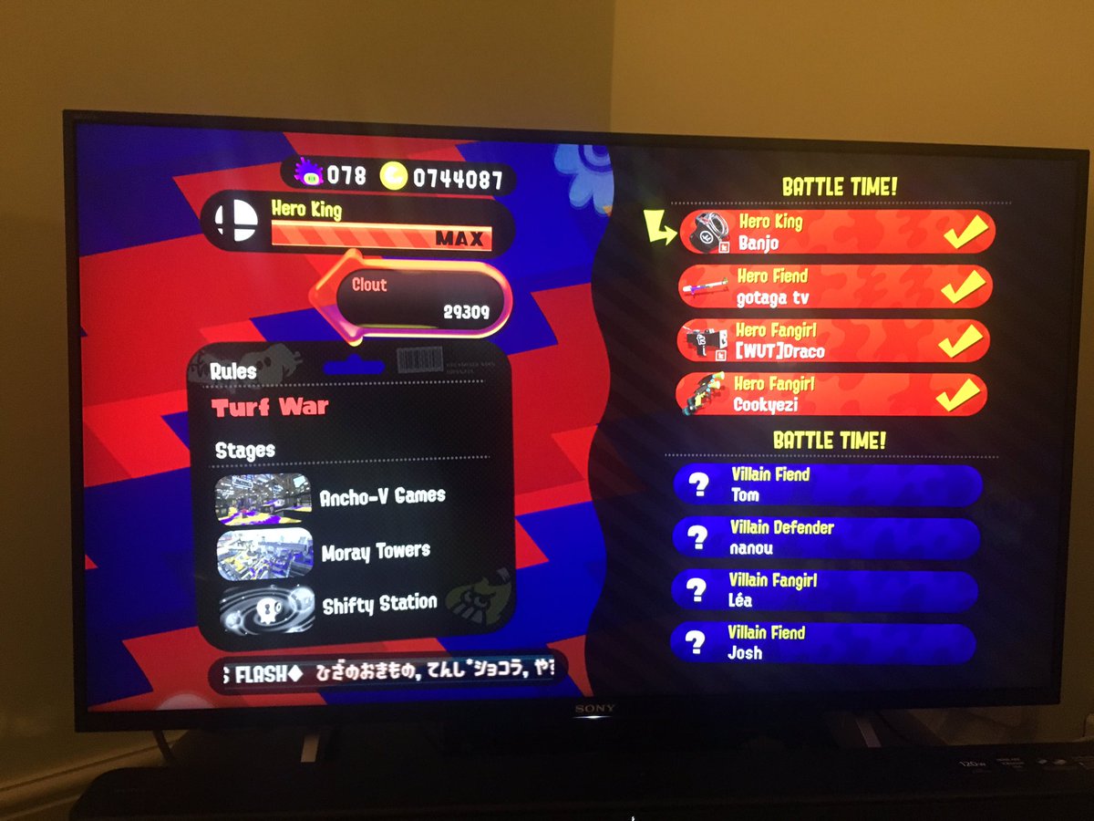 BanjoLoder's tweet image. 🤴🏻Team Hero 🦸‍♂️ #Splatoon2 #Splatfest