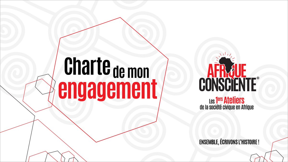 AfriqConsciente's tweet photo. [Lancement de la charte d'engagement]
#Demaplacejemengage #Afriqueconsciente #15Decembre2018 #Ensembleecrivonslhistoire #civ225 #Afrique https://t.co/dwG3OXkU4I