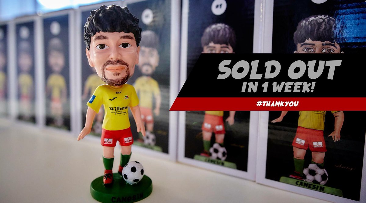 Eerste lancering #Soldout in één week!!! Super!! Bedankt 💚❤️💛 <a href="/kvoostende/">KV Diksmuide Oostende</a> <a href="/PCallant/">peter callant</a> <a href="/FernandoCanesin/">Fernando Canesin</a>  <a href="/KustboysKVO/">Kustboys VZW</a> en alle verzamelaars van onze aller eerste Bobble Head! #wordtvervolgd #COMINGSOON nieuwe lading Fernando’s — Coming Q1/2019 #2  #kvo #footballstars salva_toys