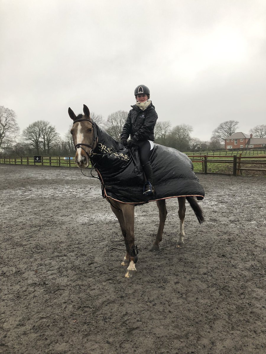 MissLwatts's tweet photo. Rain did not stop play @BEquineTC today thanks to our Mack in a sack from @Horseware 
@MrFStewart https://t.co/Jb0XqcM7Fc