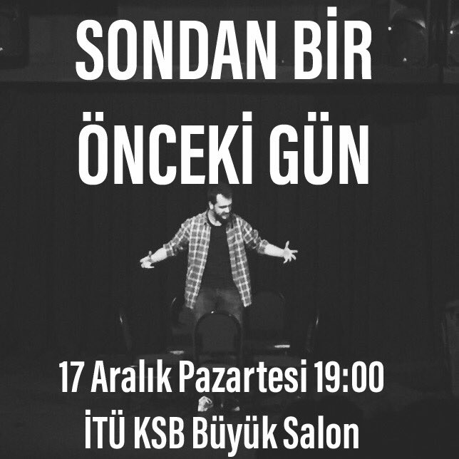 kadromitus's tweet photo. Pazartesi akşamı İTÜ KSB Büyük Salon’dayız! https://t.co/2SSyU4YHs3