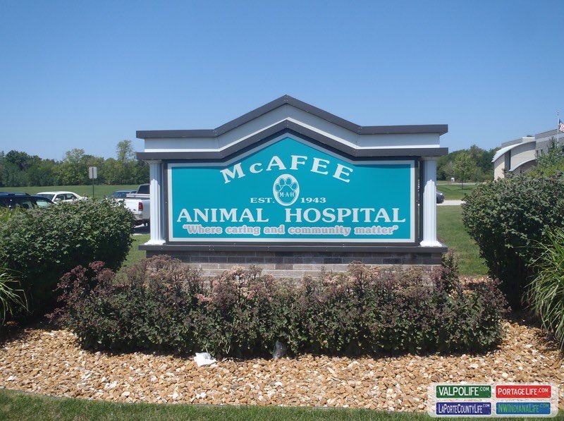 SKleckner21's tweet photo. @PatMcAfeeShow A large local business up here in Valaparaiso,IN. Sounds like they owe you some money for name rights!! #MakeThatBank #McAfeeAnimals https://t.co/vJqkdXae59