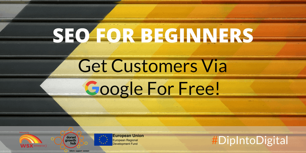 DorsetGrowthHub's tweet photo. Why not start the New Year off with a free #business #workshop featuring everything on #SEO?! 

Fri 4th January 2019
09:00 – 13:00 
#Dorchester

CLICK HERE TO REGISTER FOR YOUR FREE PLACE >
https://t.co/LEcb6Kcjih https://t.co/Kyaz5M6hJu