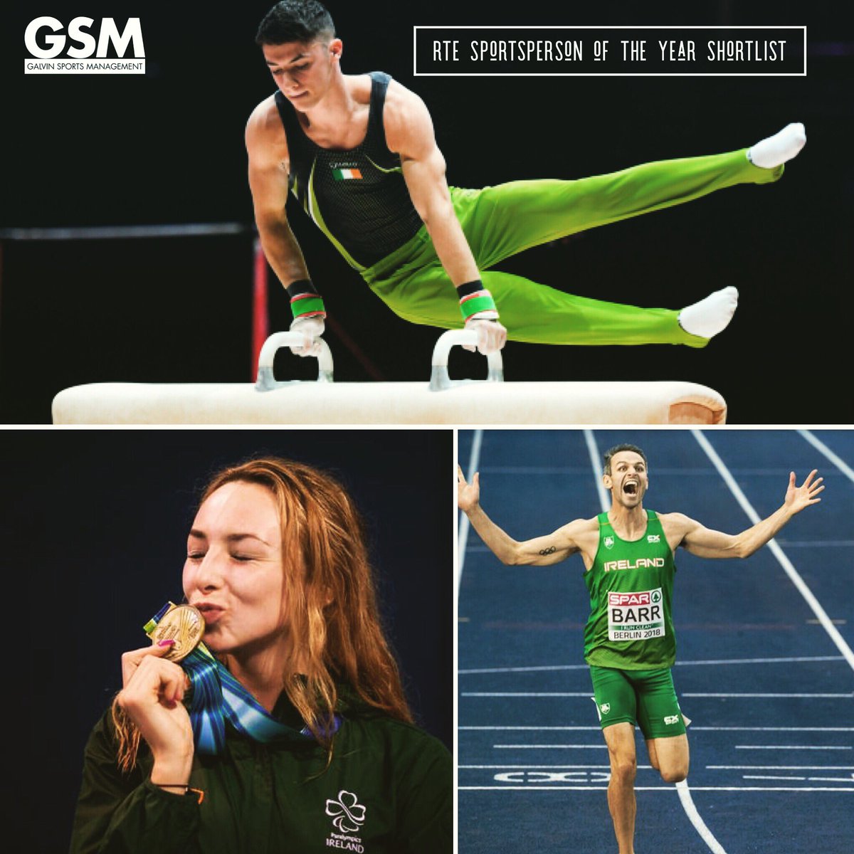 galvinsports's tweet photo. Best of luck to Rhys, Ellen &amp; Thomas tonight at the #rtesportsawards. Congrats to them and their coaches (@LukeCarson23 @davemalone77 &amp; @HayleyCHarrison) for an outstanding year of performance 🥇🥇🥉🥉in what has been a brilliant year for Irish ☘️ Sport! #sportpersonoftheyear https://t.co/Zc8x10yi34