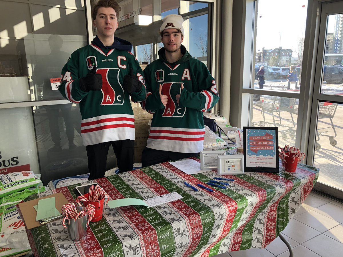 Come visit the @SSACHockey MAA Don Wheaton team @CanadianTire located in @ShopCurrents today & tomorrow from Noon to 8pm and get a new year’s cash raffle ticket to help the boys have another successful year. #cashraffle #currentsofwindermere #ssachockey #yeg #cashinyourpocket