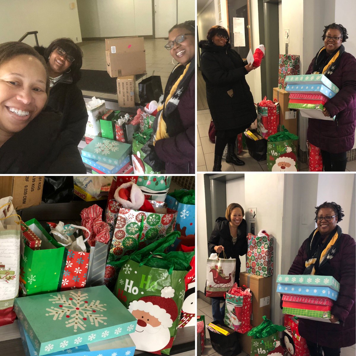 Spreading Christmas Cheer! Phi Nu Omega’s annual Adopt-A-Family service project. #AKA1908 #phinuomega #cityofalexandria #holidaysharing