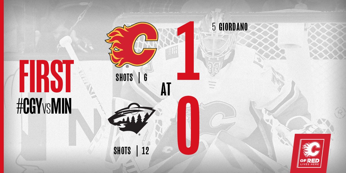 Well, that was a Wild first period.  #CGYvsMIN | #Flames https://t.co/yW4uBrP8BG