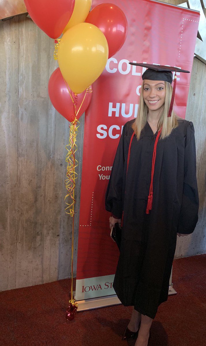 Sceka07's tweet photo. @cyclONEgrad 
Congrats Alexandra! We are so proud of you!!! Mom and Dad https://t.co/WZJBJ09uZF