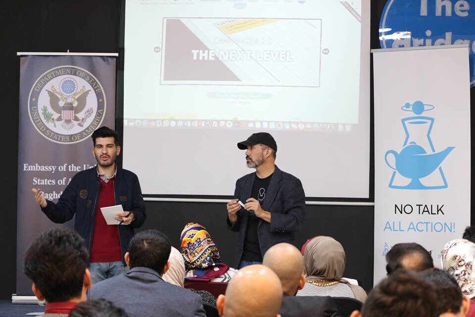 izararee's tweet photo. As part of our commitment to build a better entrepreneurial ecosystem in Iraq, we, @SWBaghdad team, hosted a two days session about entrepreneurship with Prof. John Mueller in collaboration with @USEmbBaghdad and @IREXintl through the Visiting American Professional.
#SWBaghdad https://t.co/gPXmLExN2T