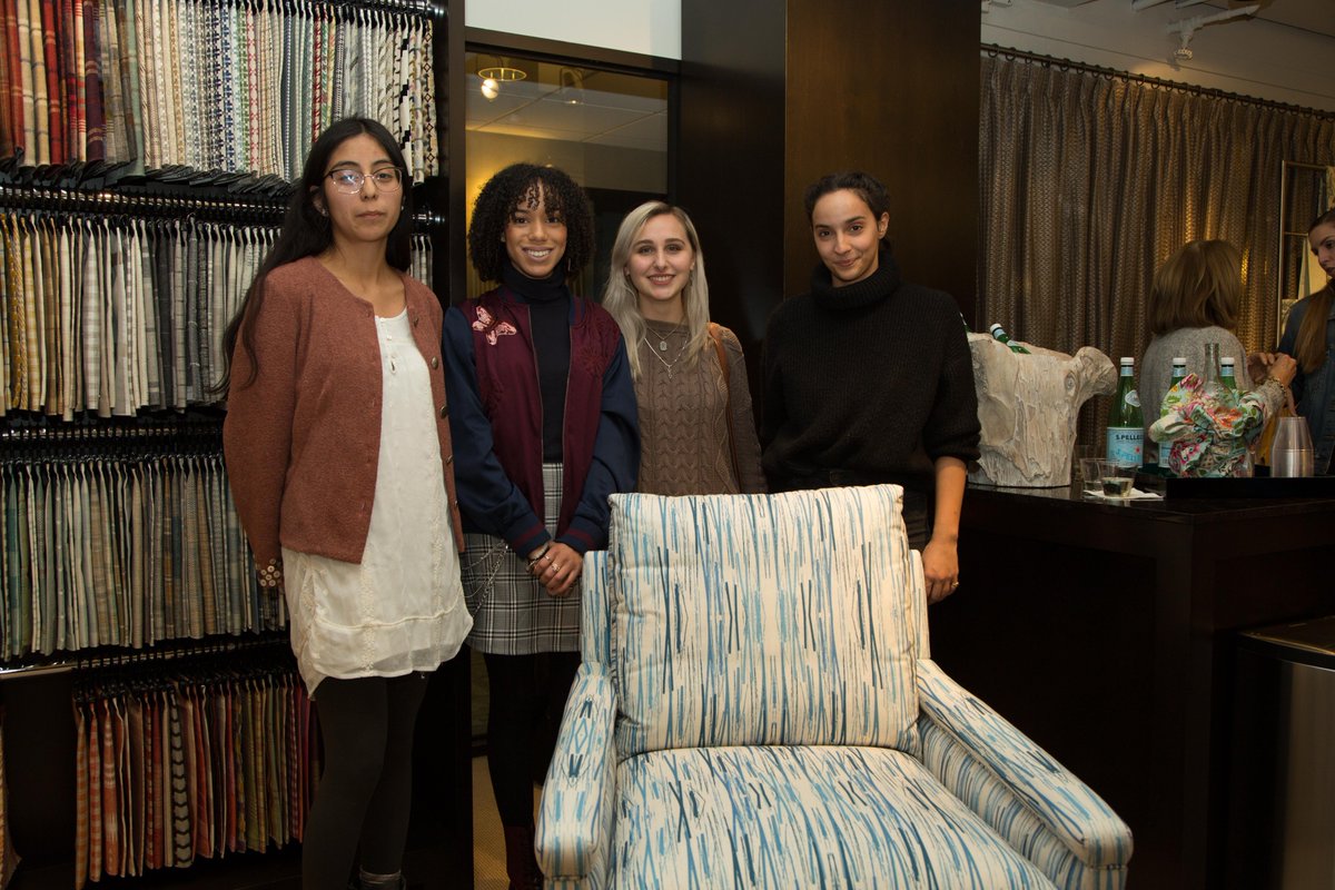 NYITiDesign's tweet image. ID Students compete in the Kravet Design Challenge. We have some winners! #designstudents #interiordesign #kravet #nyitdidthat