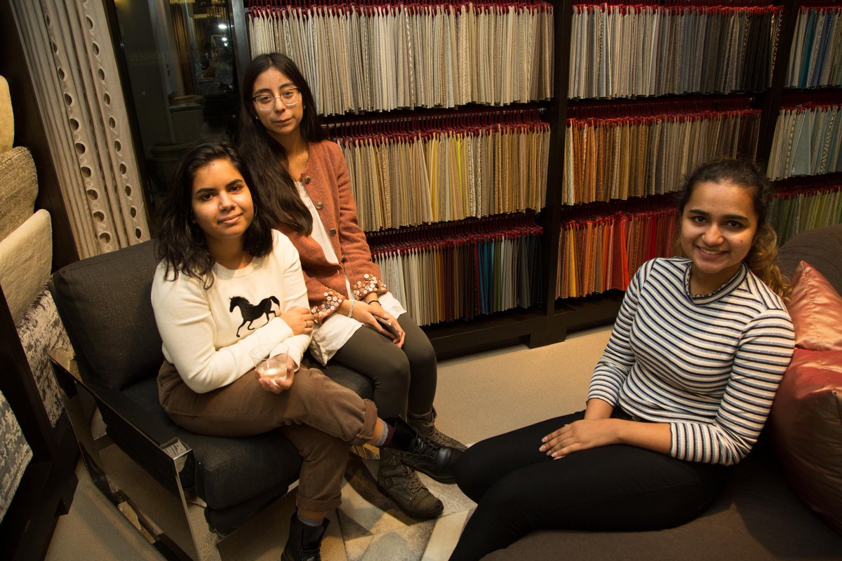 NYITiDesign's tweet image. ID Students compete in the Kravet Design Challenge. We have some winners! #designstudents #interiordesign #kravet #nyitdidthat