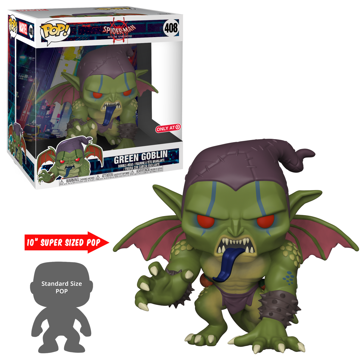 RT &amp; follow <a href="/OriginalFunko/">Funko</a> for the chance to win a <a href="/Target/">Target</a> exclusive 10-inch Green Goblin Pop! <a href="/SpiderVerse/">Spider-Man: Beyond The Spider-Verse</a> #Spiderverse