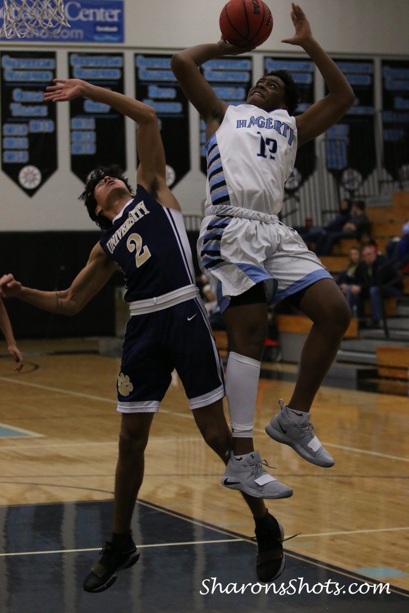 Varsity Boys Basketball v University photos are up on SharonsShots.com in the Hagerty Sports folder. <a href="/hagertybball/">Hagerty Basketball</a>  <a href="/HagertySports/">Jay Getty</a>