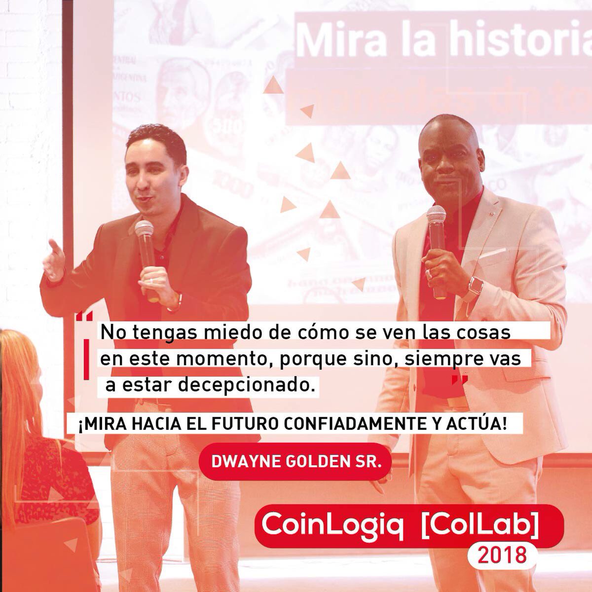 CoinLogiq's tweet photo. ¡Mira hacia el futuro confiadamente y actúa! Deja ese miedo atrás ❤️ #CoinLogiq #Collab2018 #Blockchain #bitcoin #cryptocurrency #empresario https://t.co/les5dwnDaS