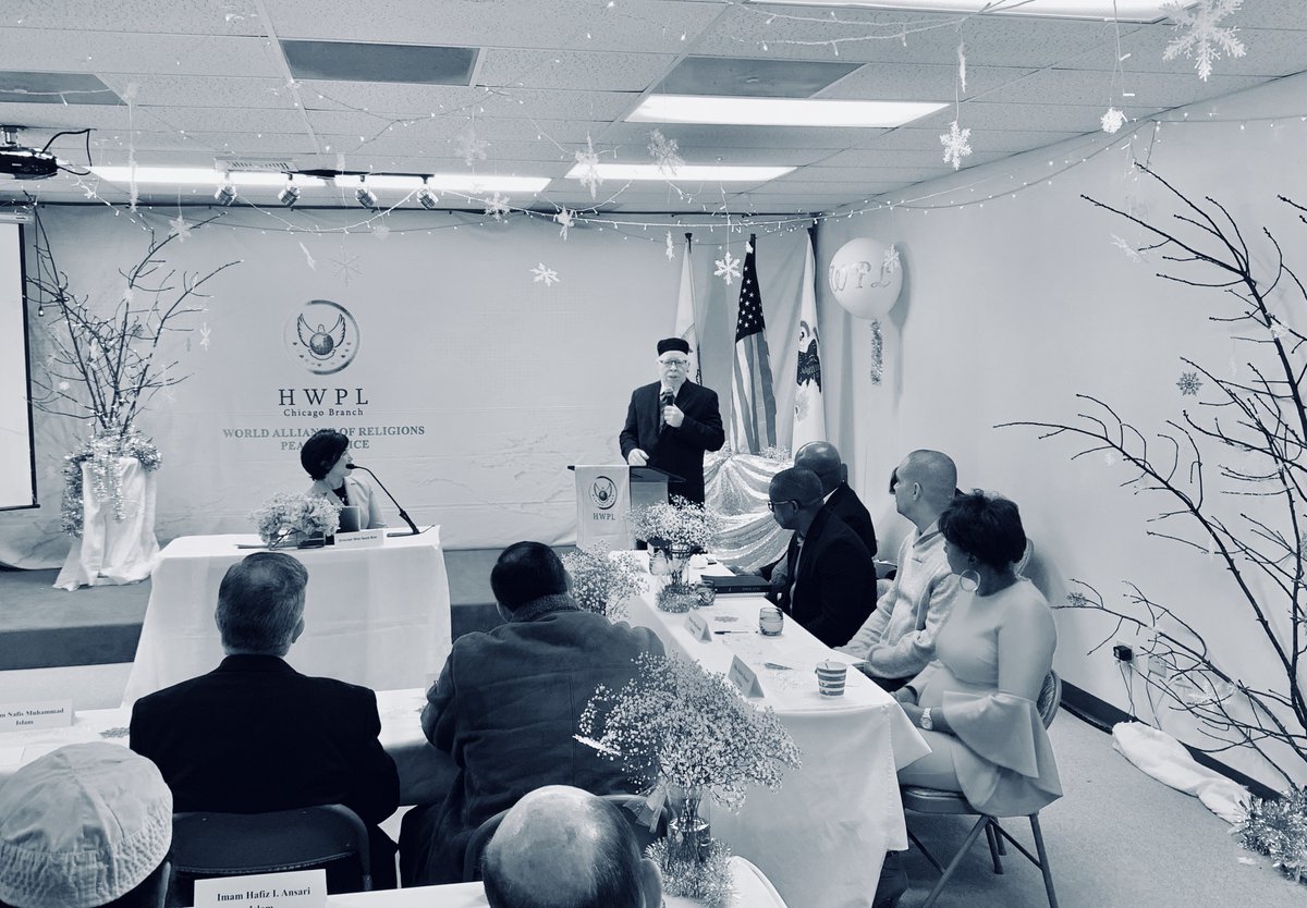 At our Appreciation Event, Imam Nafis has given his delightful words on how HWPL is bringing together diverse groups—Striving and Hungry for peace!
#HWPLChicago #Peace #Interfaith #PeaceInChicago #TogetherAsOne #WeAreOne #ChicagoEvents #Chicago #PeaceAmbassador #PeaceMessenger