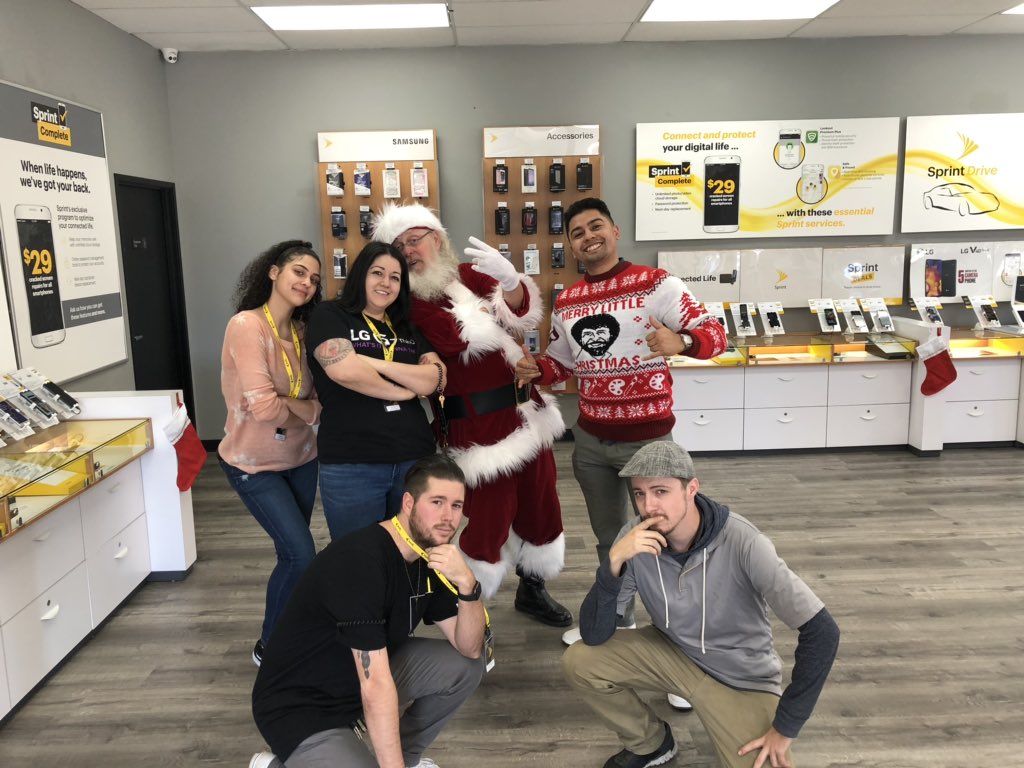 Come see us down at sprint for a picture with Santa and take advantage of our amazing deals !
✔ iPhone XR LEASE ONE GET ONE
✔ $0 LG G7
✔ iPhone X 50% OFF
✔GALAXY S9 $9/MONTH S9+ $14/MONTH NOTE 9 $20/MONTH
✔ $99 iPad 6th generation
✔ 50% OFF LG V40 THINQ