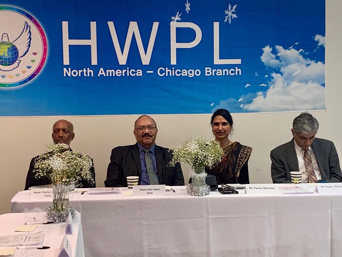 We are so honored to have distinguished guests join us today at the end of the year appreciation event! 
#HWPLChicago #Peace #Interfaith #PeaceInChicago #TogetherAsOne #WeAreOne #ChicagoEvents #Chicago #PeaceAmbassador #PeaceMessenger