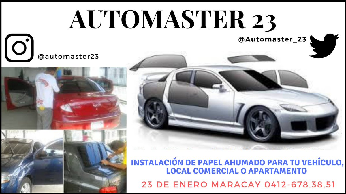 AutoMaster_23's tweet image. Instalación de Papel Ahumado a tu vehículo o tu local #Aragua 04126783851 @Automaster_23 #Maracay #aragua #papelahumado #vehiculos #carros #camiones