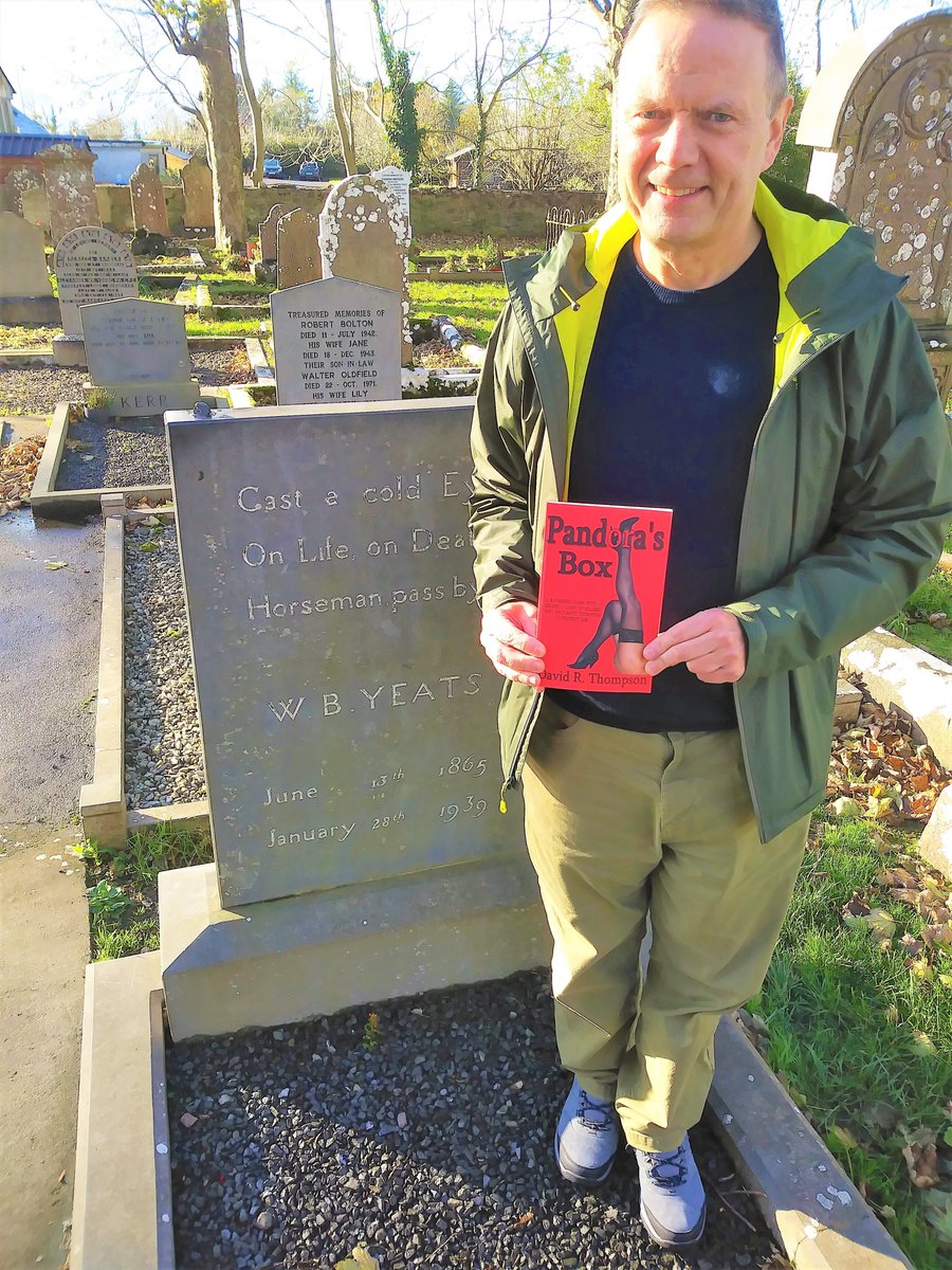 AuthorDRT's tweet photo. "Pandora's Box" latest crime/mystery thriller by David R. Thompson surfaced in Ireland, home of the famous poet/author and notorious pub crawler- W. B. Yeats. Several pints were consumed at some of his favorite watering holes in his honor.
W.T. https://t.co/yWNNpvkrPE