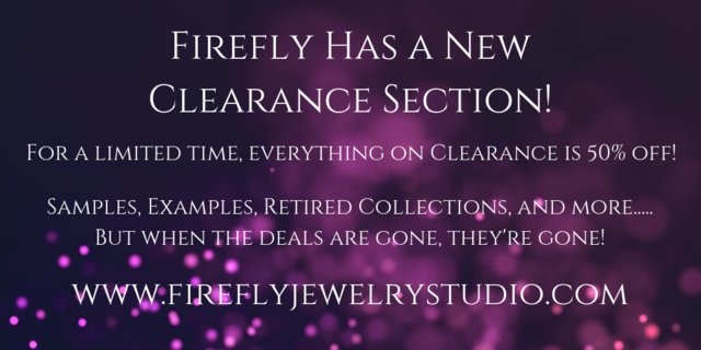 FireflyJwlryStu's tweet photo. 💥Clearance Sale!💥 Firefly has a new #Clearance Section! All Clearance Styles are on SALE for 50% off! #Sale  https://t.co/v6osXwMgq1 https://t.co/DSBLudCOua
