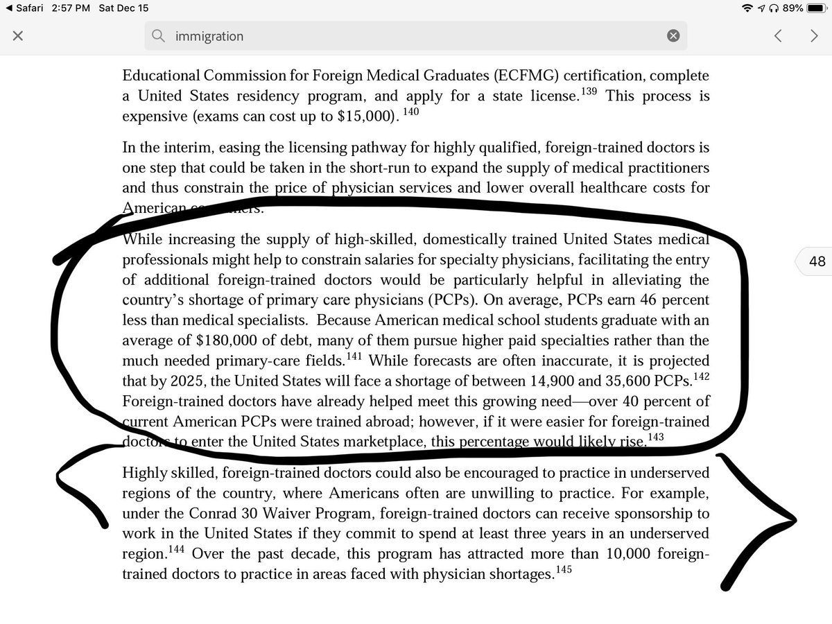 gsiskind's tweet image. The White House requested HHS issue a report on reforming the health care system and alleviating the physician shortage. I’m not sure they anticipated getting recommendations to ease immigration requirements for international MDs, but that’s what they got. bit.ly/2QAOzRy