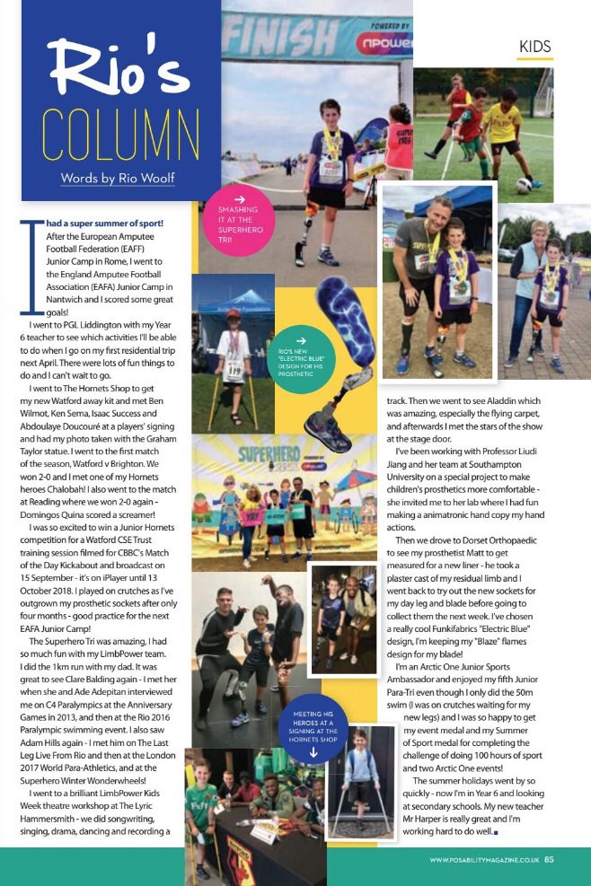 BladeBoyRio's tweet photo. #TB Rio’s Oct/Nov #column @PosAbilityMag Rio enjoyed his visit to Dr Liudi Jiang’s lab @unisouthampton #InstituteofLifeSciences Department of #Engineering and The #Environment 
#SouthamptonUniversity #Prosthetics #Animatronics #FortisNet 
#PosabilityMagazine #NothingIsImpossible https://t.co/sz95IZ5g4G