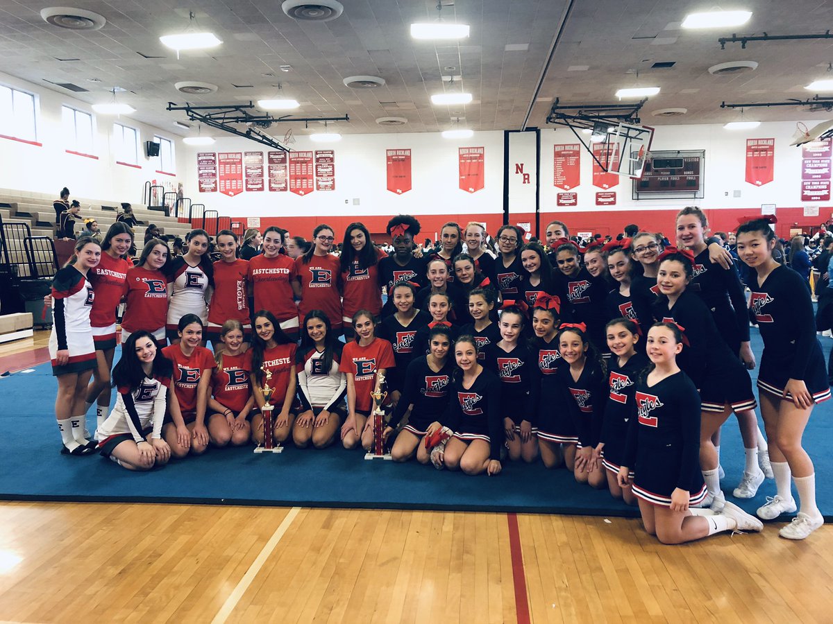 eagles_cheer914's tweet photo. Congratulations to #EHSJVC &amp; #EMSMC for both winning 1st place at the North Rockland Competition today! #weareeastchester 🦅 #eaglepride ❤️💙 #birdistheword #dreambelieveachieve @Eagle___Nation https://t.co/06xjkqNQRl