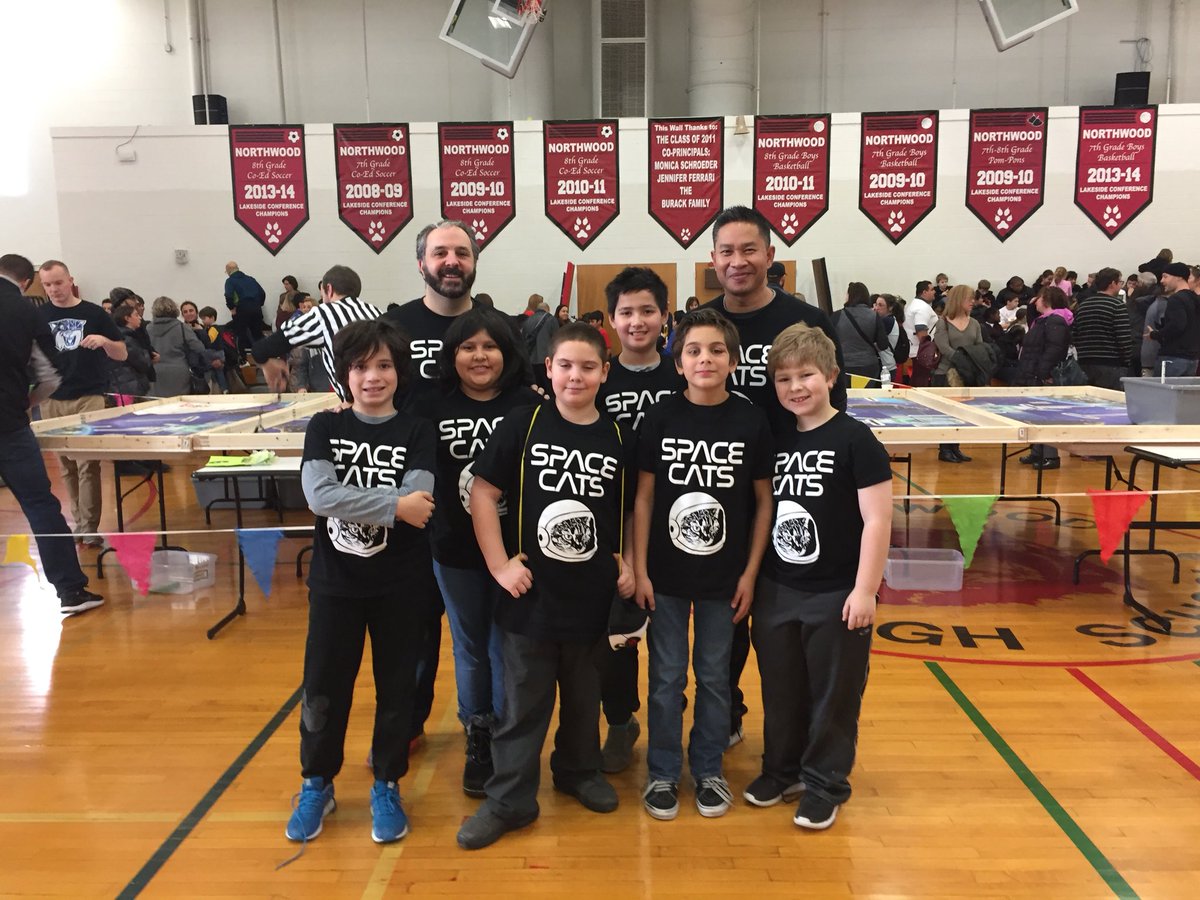 Congratulations to the Wayne Thomas Space Cats! Second and Third place in the Robotics Tourney. #wt112 #112leads