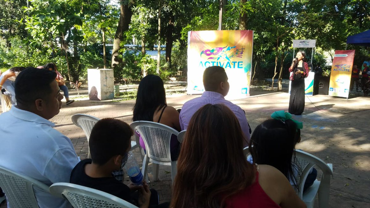DECP_MICULTURA's tweet photo. #EnDesarrollo En el cierre de #MiEspacioConviveSeguro en el #ParqueZoológicoNacional llega la música a cargo de la solista Damaris Morales  #MiCulturaSv #DECP https://t.co/FTtmqLASMX