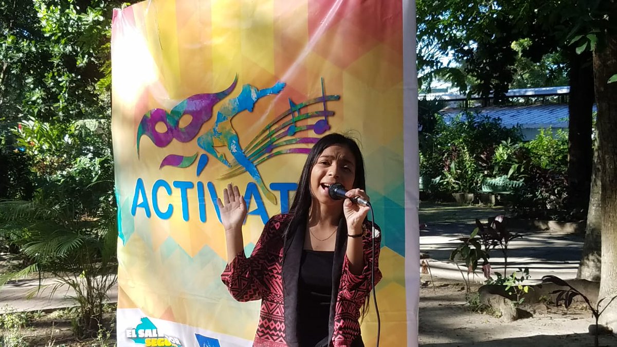 DECP_MICULTURA's tweet photo. #EnDesarrollo En el cierre de #MiEspacioConviveSeguro en el #ParqueZoológicoNacional llega la música a cargo de la solista Damaris Morales  #MiCulturaSv #DECP https://t.co/FTtmqLASMX