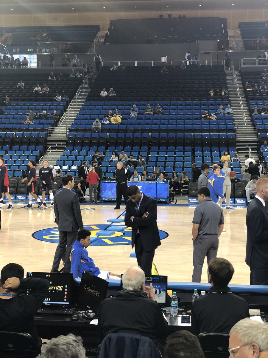 RobbieHutton1's tweet image. Enjoying the UCLA basketball game to dad at my father’s alma mater. #uclambb