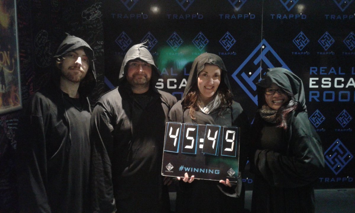 DrAudreyT's tweet image. Full review of Trapp&apos;d Wellingborough. Not quite the best of the rest but a solid 3* for the price and as a local (Northamptonshire) game facebook.com/530760556/post… #escaperoom #escapegame #exitgames