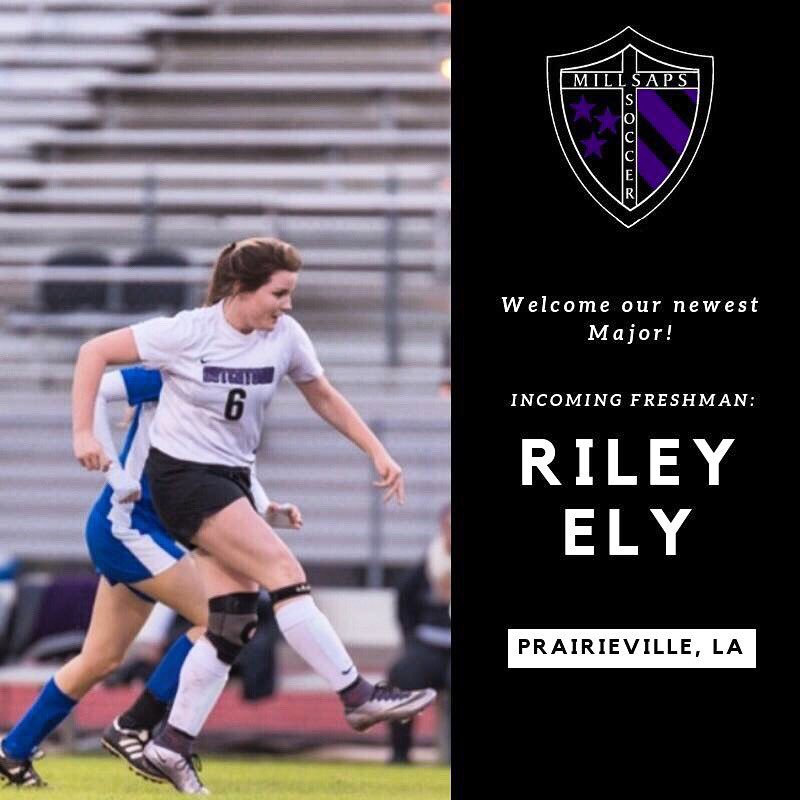 We’d like to announce our first commit of the 2019 recruiting class! Welcome to the Millsaps Women’s Soccer family, Riley! ⚽️ ⚔️ #gomajors