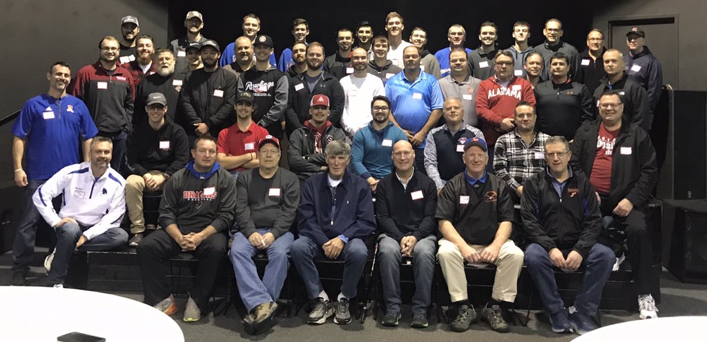 SCDragonsBBall's tweet photo. 5 decades of Dragon Baseball at the annual alumni breakfast this morning at Northside Christian Church. Great seeing everyone and catching up on all the exaggerated stories of greatness!! https://t.co/GVUR1JByiQ