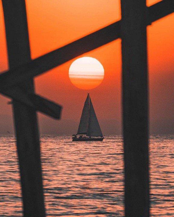 We spent a little time at the beach this week, and I was able to capture the colorful sunset.