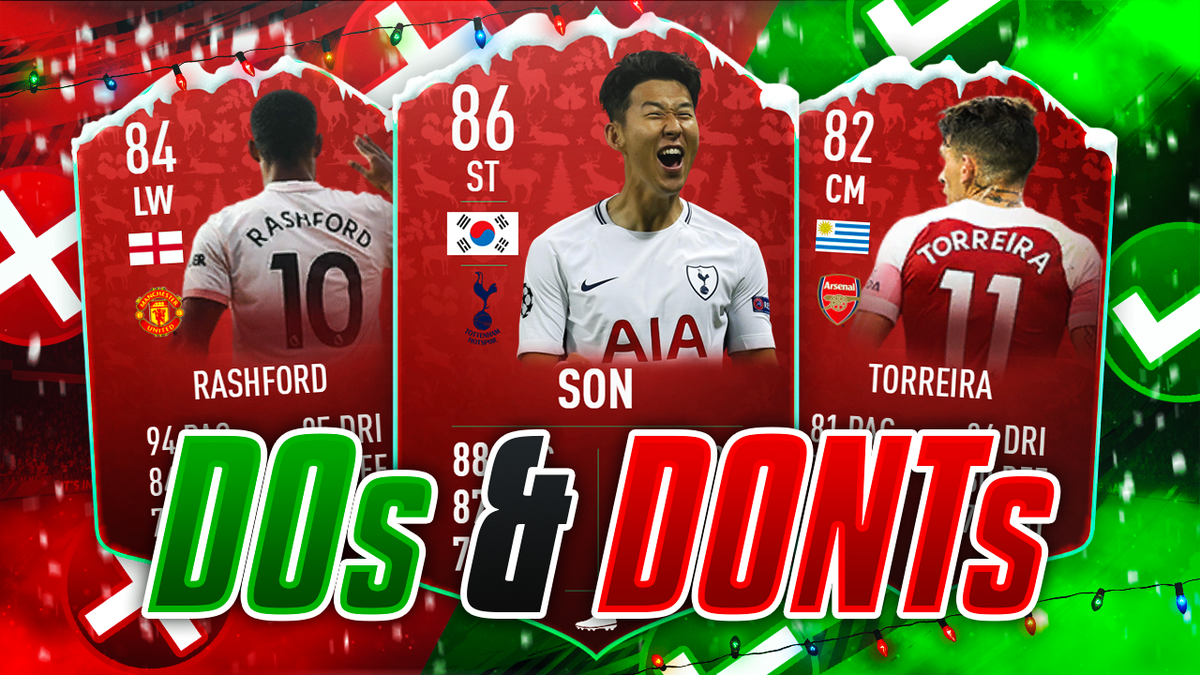 FUTMAS DO'S AND DON'TS #FIFA19 #FUT19 #FUTMAS #FUTChampionsCup #FIFAeWorldCup
📌 Huge crash on Fabinho because of FUTmas Torreira? What FUTmas player SBCs to do? Should you do any FUTmas SBCs?
✅ https://youtu.be/8uLbryqoEyU 🕒 4:21
