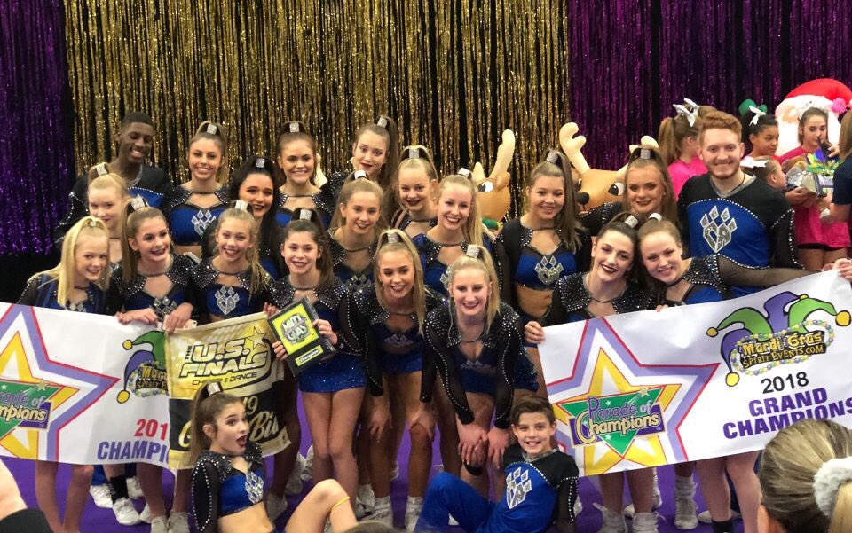 CA_ReignCats's tweet photo. We brought the REIGN storm to Concord ⛈ #1stplace #levelgrandchamps #usgoldbid #highestcompscore Thanks to our coaches @CA_CoachShannon @CalebVail @travisfairfax43 for continuing to push us to our highest potential! #bestisyettocome #makeitreign #S5R https://t.co/h1VsyOgprX