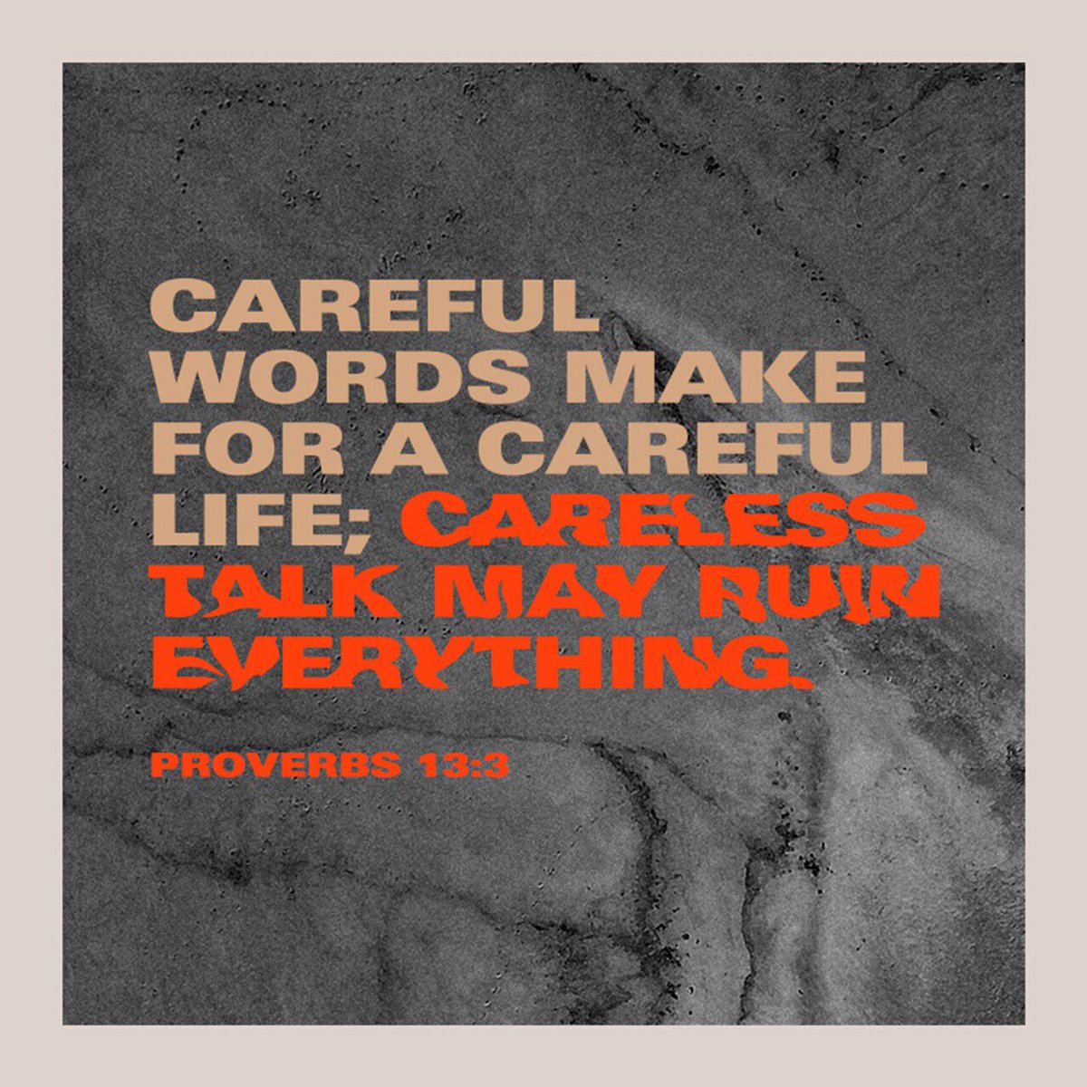 “Those who guard their #lips #preserve their #lives , but those who speak #rashly will come to #ruin .”
#Proverbs 13:3
#CAREFUL #CARELESS #TALK #LIFE
