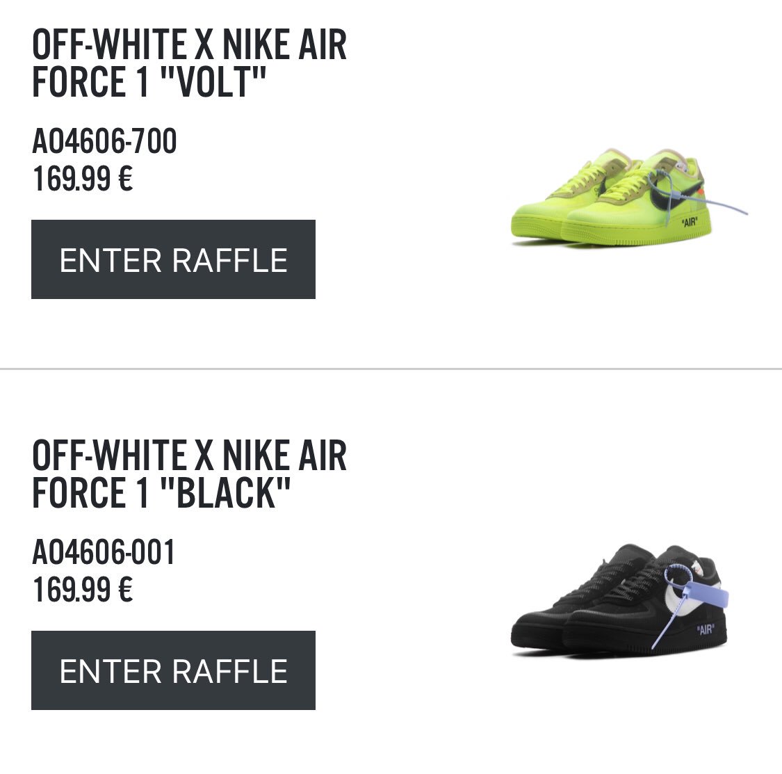 traje Concesión Plantando árboles توییتر \ SNKR_TWITR در توییتر: «Off-White x Nike Air Force 1 online raffle open via BSTN Global shipping Black https://t.co/MN1U8XSwu2 Volt https://t.co/ngn4ohKYtV #snkr_twitr https://t.co/IlSScYueRb» traje Concesión Plantando árboles توییتر \ SNKR_TWITR در توییتر: «Off-White x Nike Air Force 1 online raffle open via BSTN Global shipping Black https://t.co/MN1U8XSwu2 Volt https://t.co/ngn4ohKYtV #snkr_twitr https://t.co/IlSScYueRb»