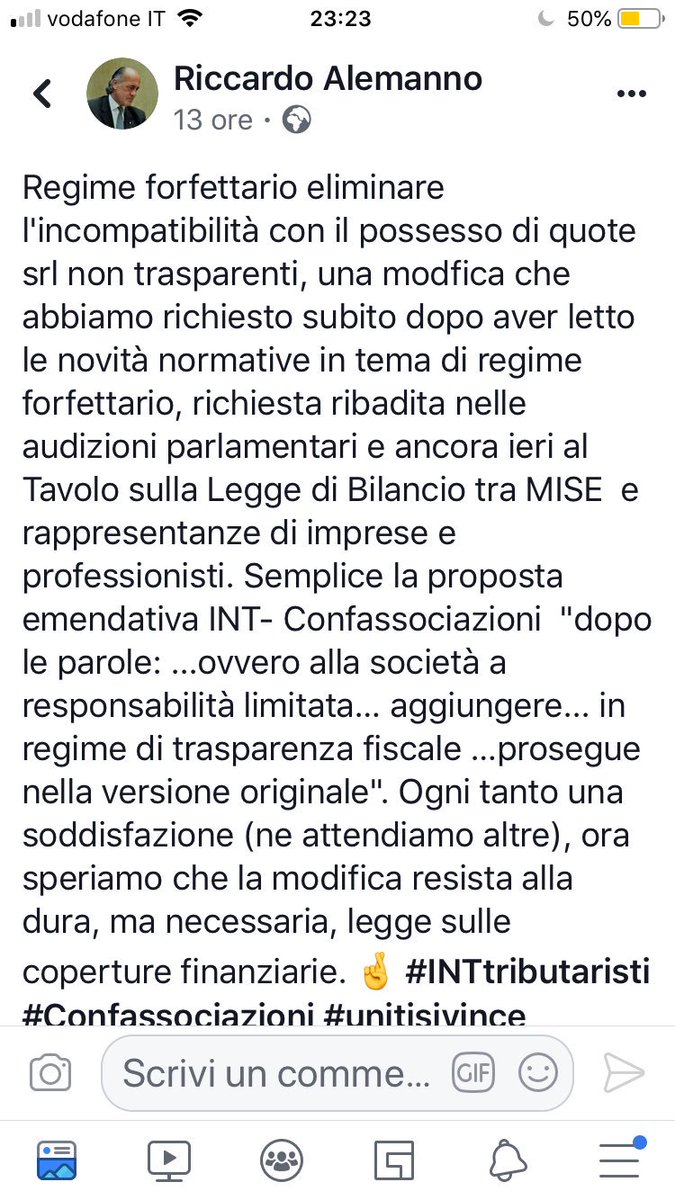 FPoggiani's tweet photo. #Forfetari. Primo a rilevare il problema sulla incompatibilità in presenza di partecipazioni in soggetti collettivi anche non trasparenti. Ora tutti ‘salvatori’ della patria. (Vedi mio articolo #ItaliaOggi 31.10.2018) https://t.co/S36ovIPInE