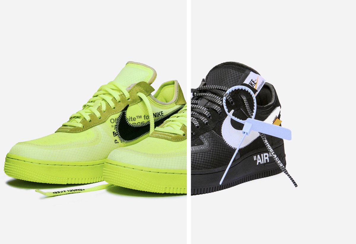 raffle air force 1 off white black