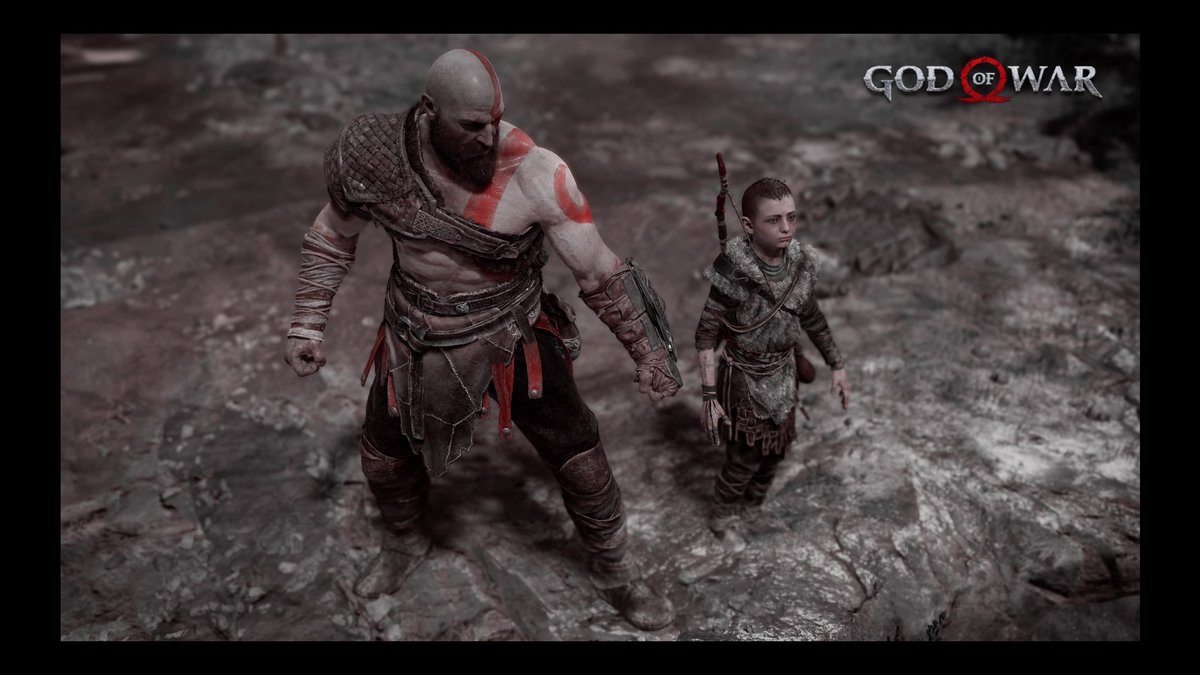 Kratos e seu filho, Atreus #GodofWar #PS4share
