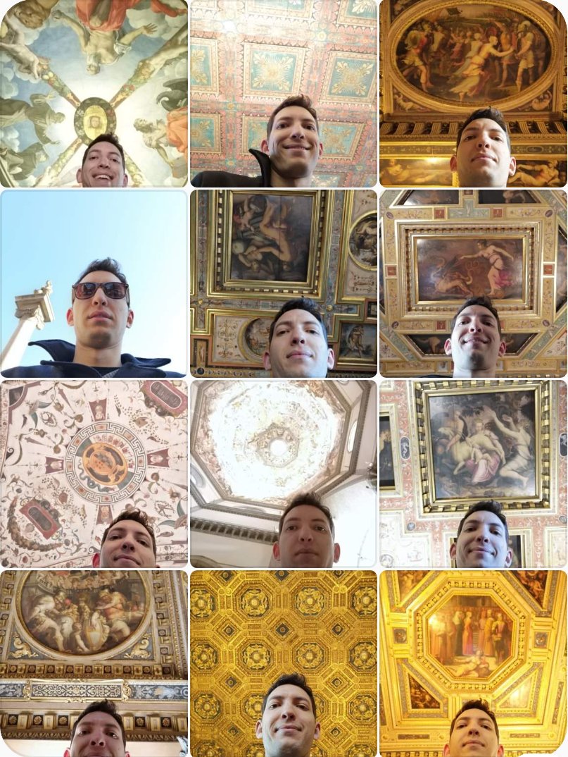 alexjpost's tweet photo. Came up with a new game in Florence to showcase the incredible artwork on the ceilings
#CeilingSelfie
#PalazzoVecchio
#ElDuomo
#MercatoVecchio https://t.co/p7yMEPspYz