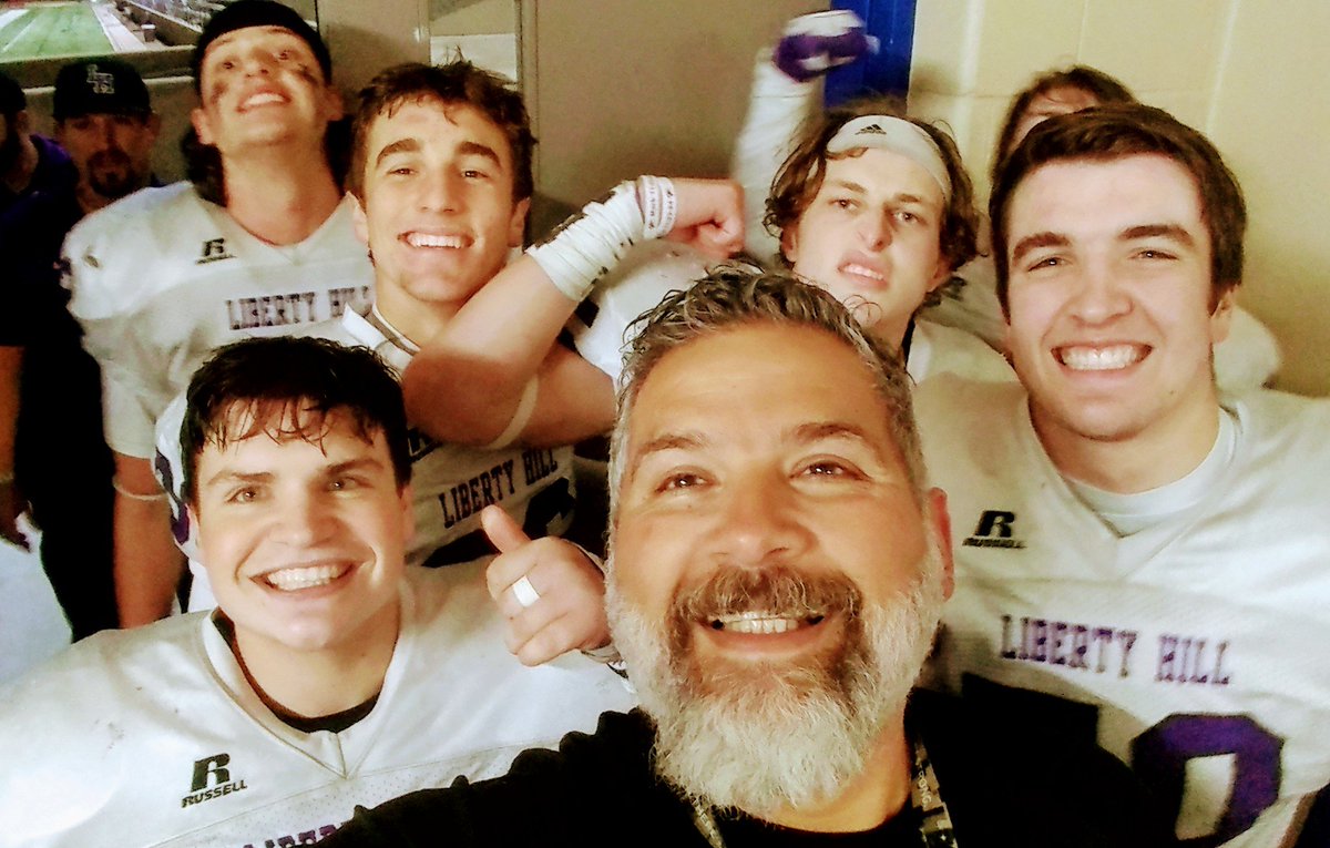 Coach_Acevedo's tweet photo. Your Liberty Hill Panthers Win 44-41 vs Carthage forbthe semi-final championship, keep rolling boys #TWHD #pantherfootball #pantheroline #pancakes #ourgoalhasnotbeenreached #bink #whoyoucallingslow #trapemALL #trenchlife #whereistheball #lockthegate #youareinourway #unomas https://t.co/be7gVEUCLa
