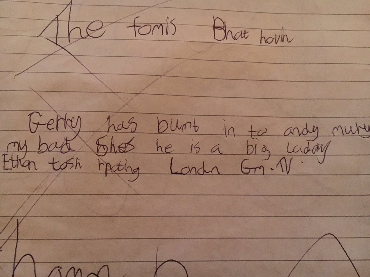 GerryTosh's tweet photo. I found this from 10 years ago. Basically my son the budding news reporter for @gmb reported I met @andy_murray and he was a big lad. Most of that story is right 😁 https://t.co/LkNnk2GBcD