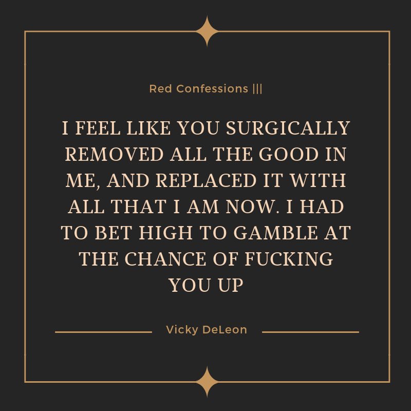 #Red #Confessions #VickyDeLeon