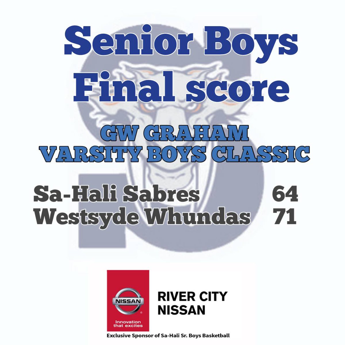 The first match-up between these two rivals is in the books and it was a beauty!
.
.
.
#sabrenation73 #sahalisecondary #together