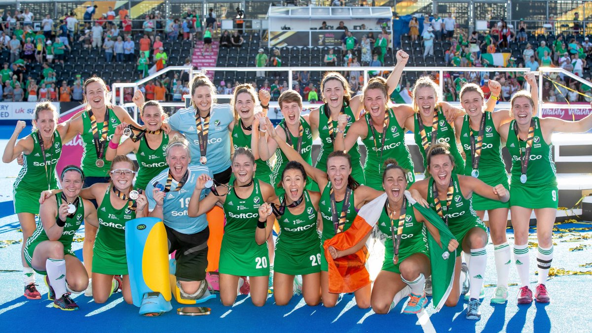 The Ireland women's hockey side are the RTÉ Sport Awards Team of the Year #rtesportawards