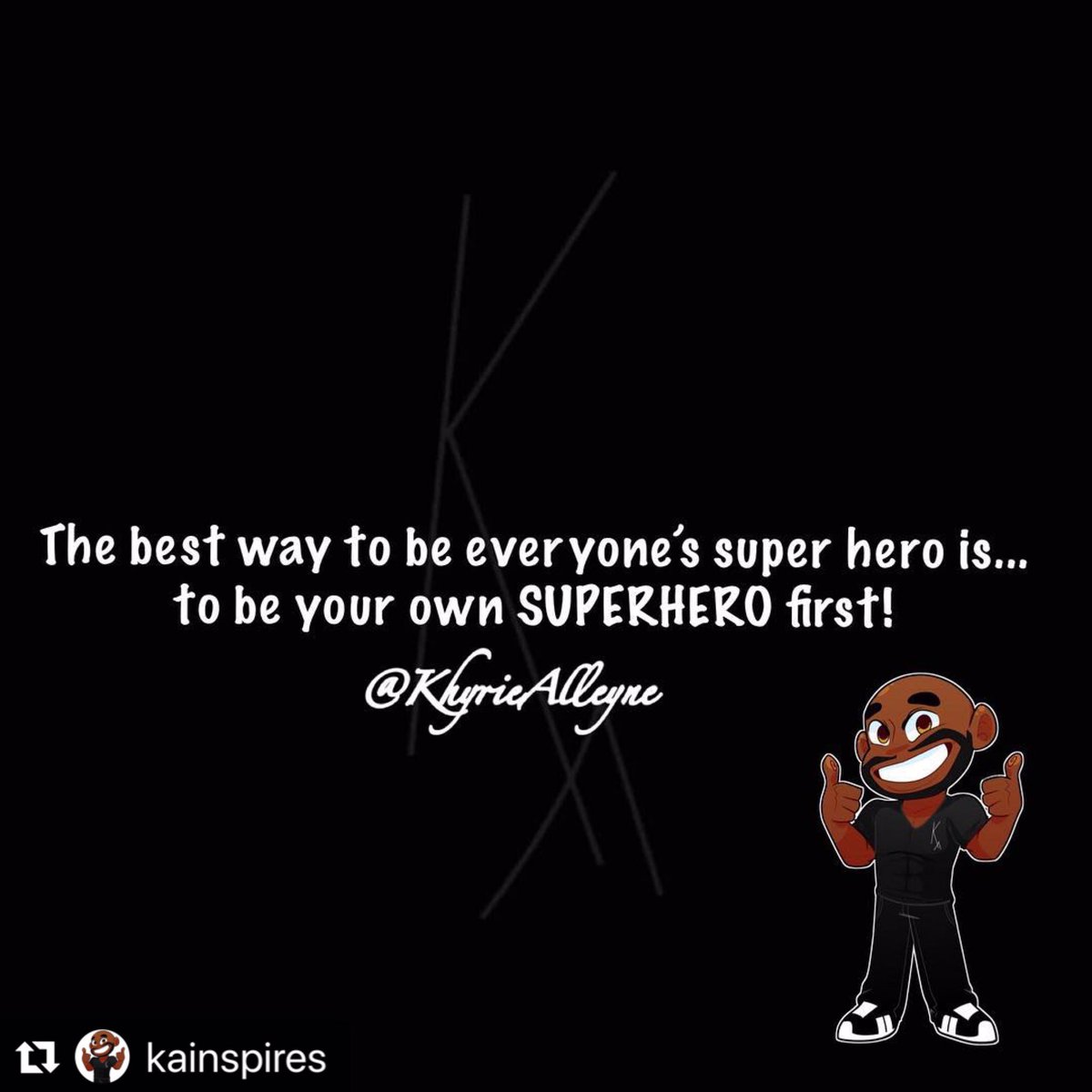 Khyriealleyne's tweet image. Be that clutch/go-to person others call on you to be for #YOURSELF #Always! Be your #SuperHeroTeam!!!! There’s no “I” in #Team... however, there  is an “am” &amp;amp; “#ME”! #BelieveAnyway #LoveAnyway #ShineAnyway #TheKAWay #DREAM #AnYCoN #NoNOCanStopMyYES #AintGODGood!?! #Entrepreneur!